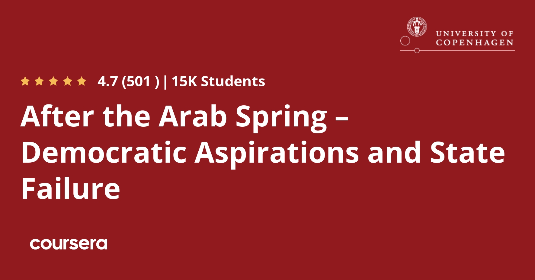 After the Arab Spring Democratic Aspirations and State Failure Coursya
