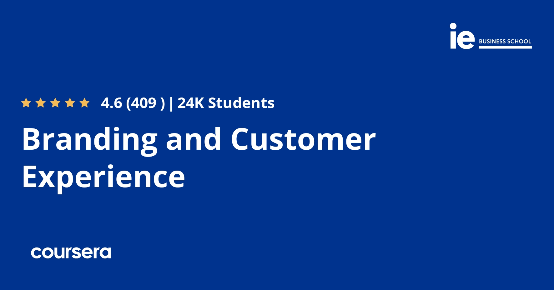 Branding and Customer Experience Coursya