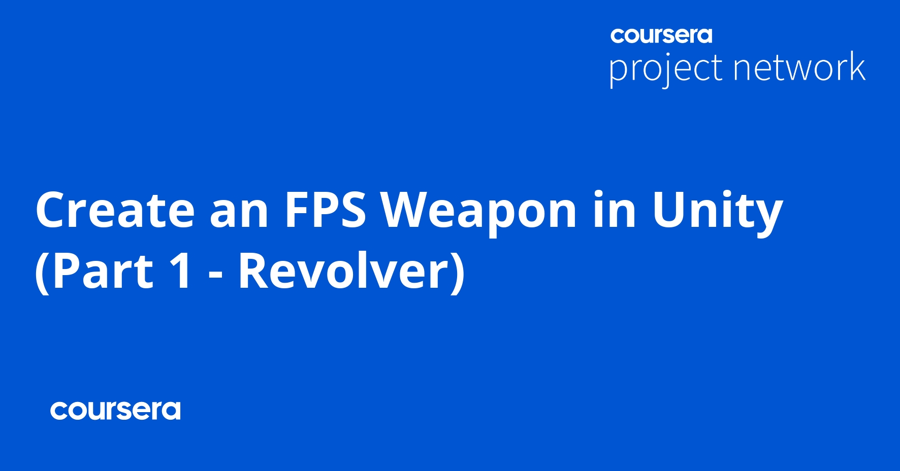 Create an FPS Weapon in Unity (Part 1 - Revolver) - Coursya