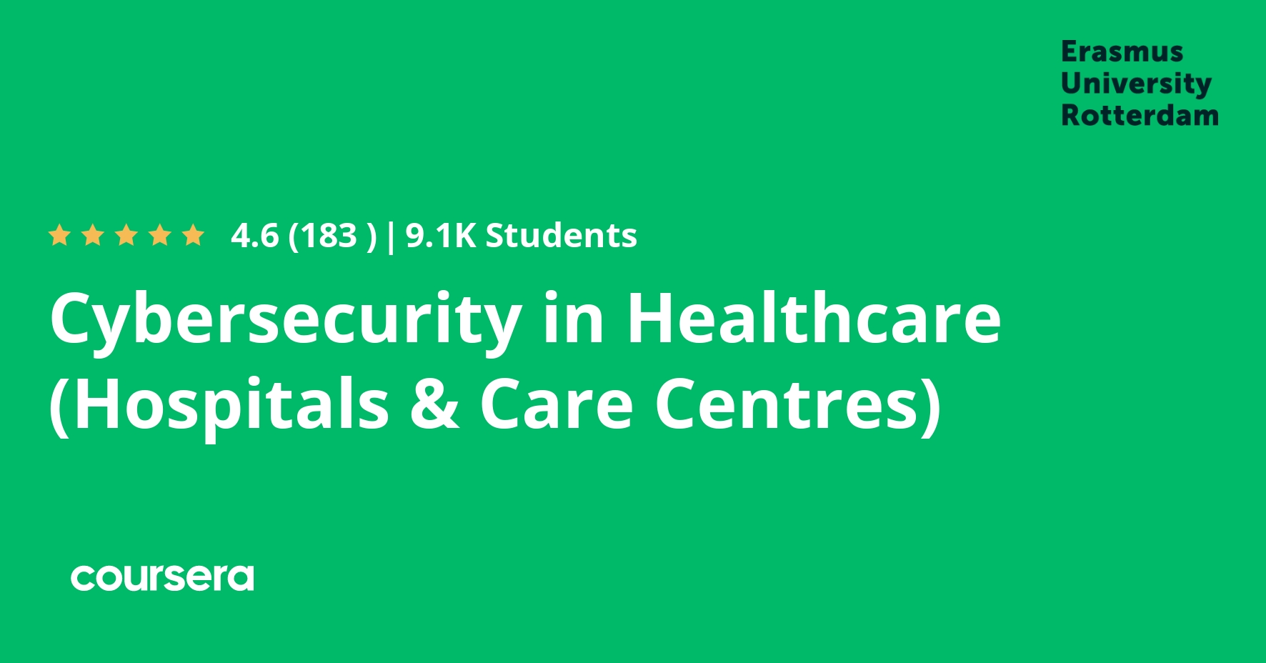 Cybersecurity in Healthcare (Hospitals & Care Centres) Coursya