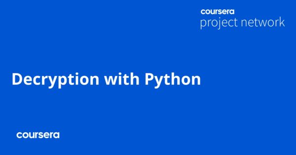 Decryption with Python - Coursya