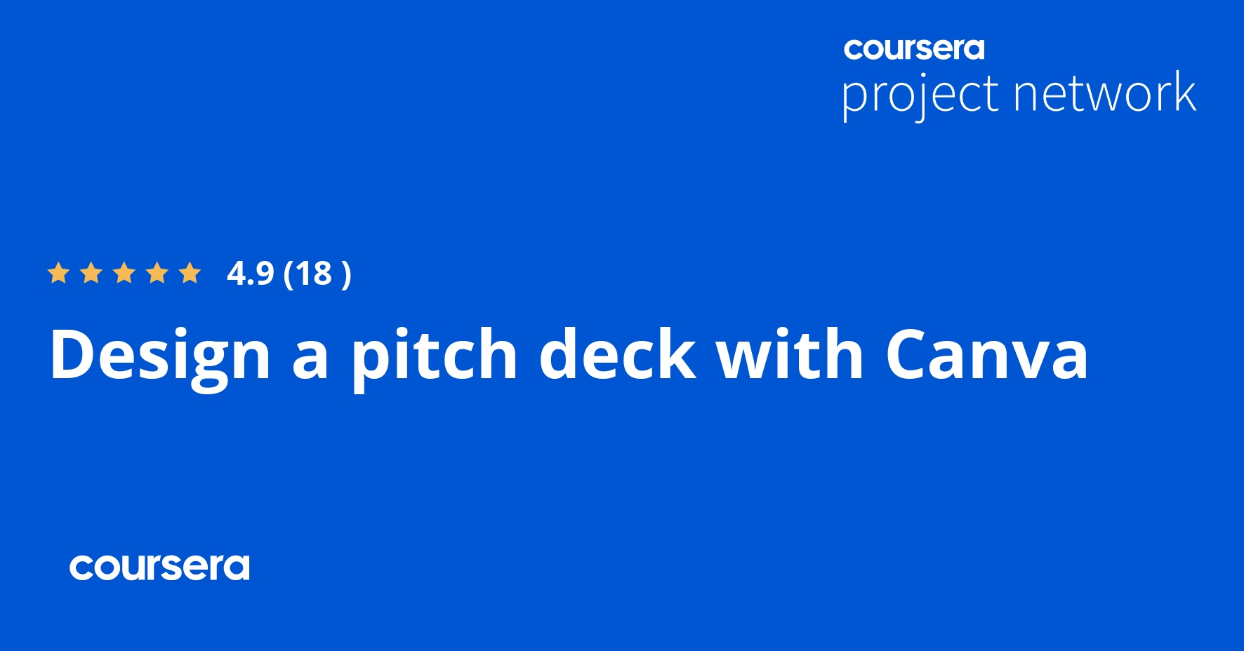 Design a pitch deck with Canva - Coursya