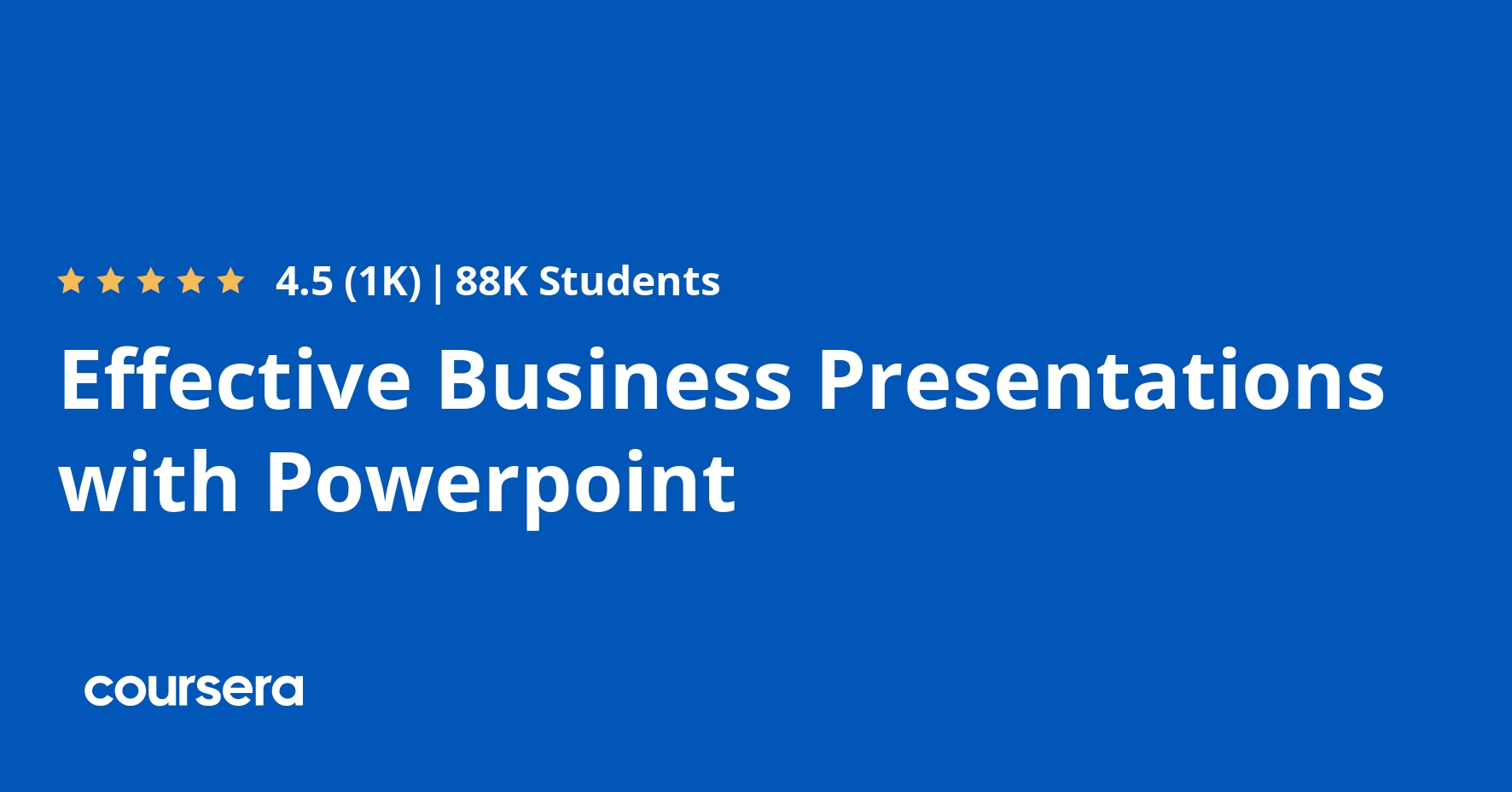 coursera effective business presentations with powerpoint