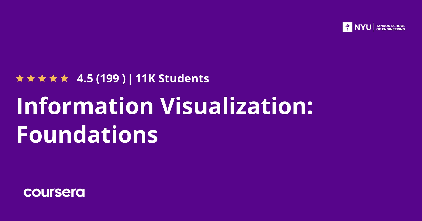 Information Visualization Foundations Coursya