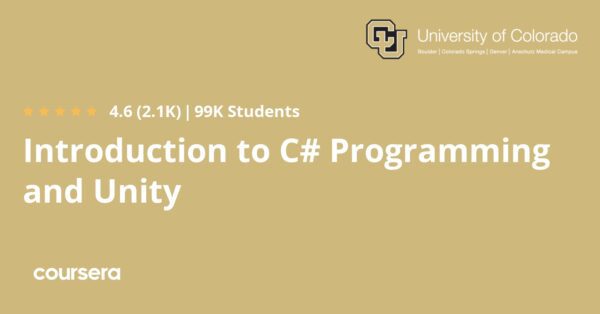 Introduction to C# Programming and Unity - Coursya