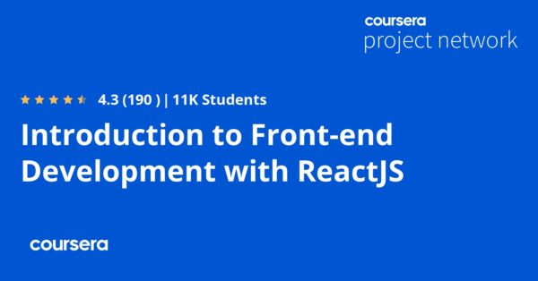 Introduction to Front-end Development with ReactJS - Coursya