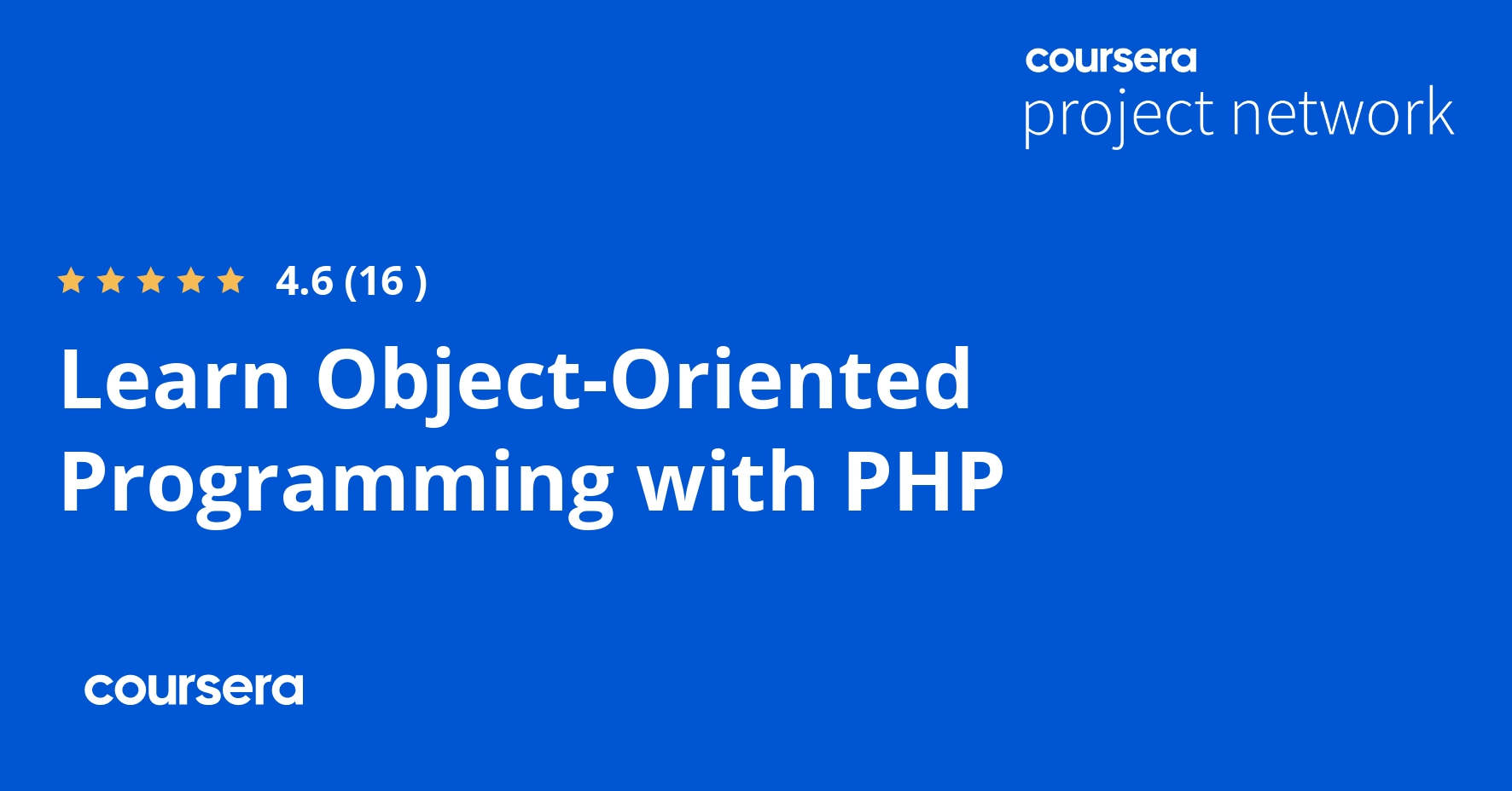 Learn Object-Oriented Programming with PHP - Coursya