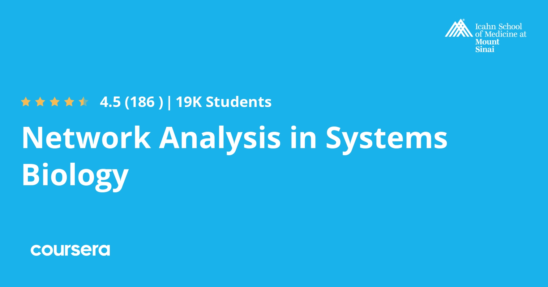 Network Analysis in Systems Biology Coursya