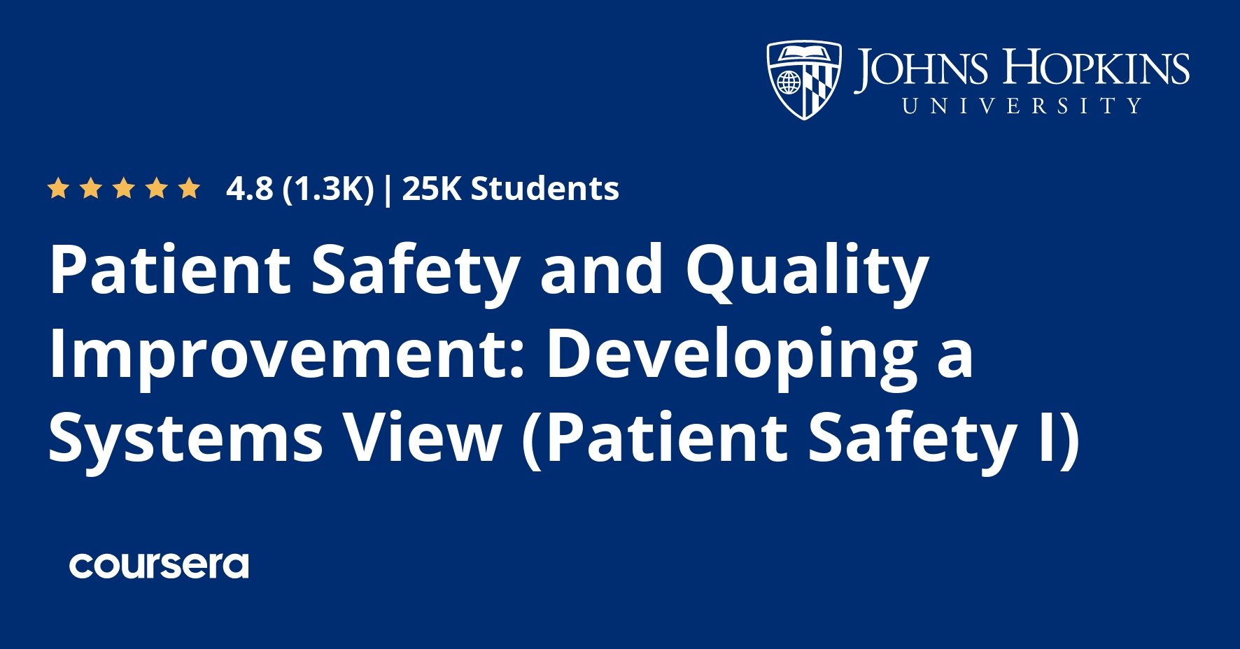 Patient Safety and Quality Improvement Developing a Systems View
