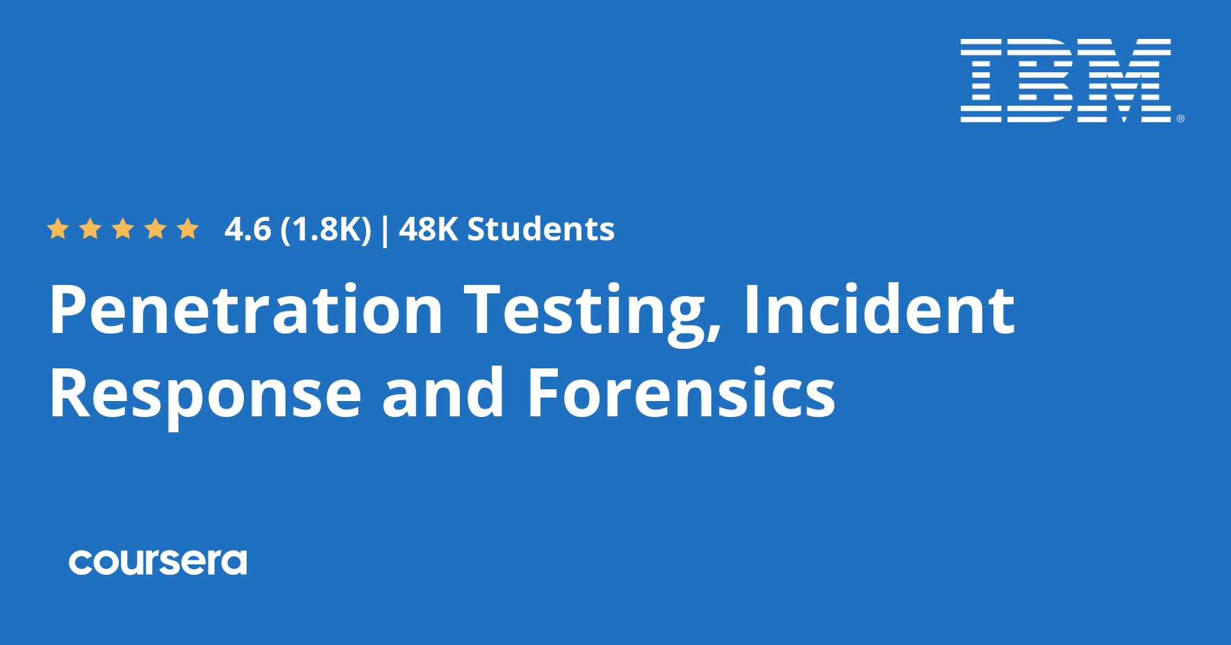 Testing, Incident Response and Forensics Coursya