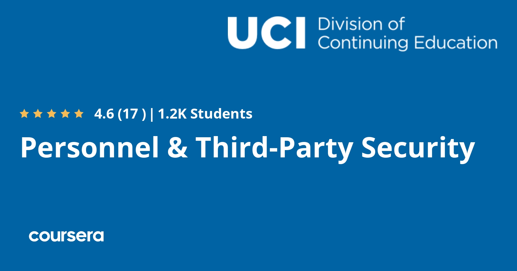 Personnel & ThirdParty Security Coursya