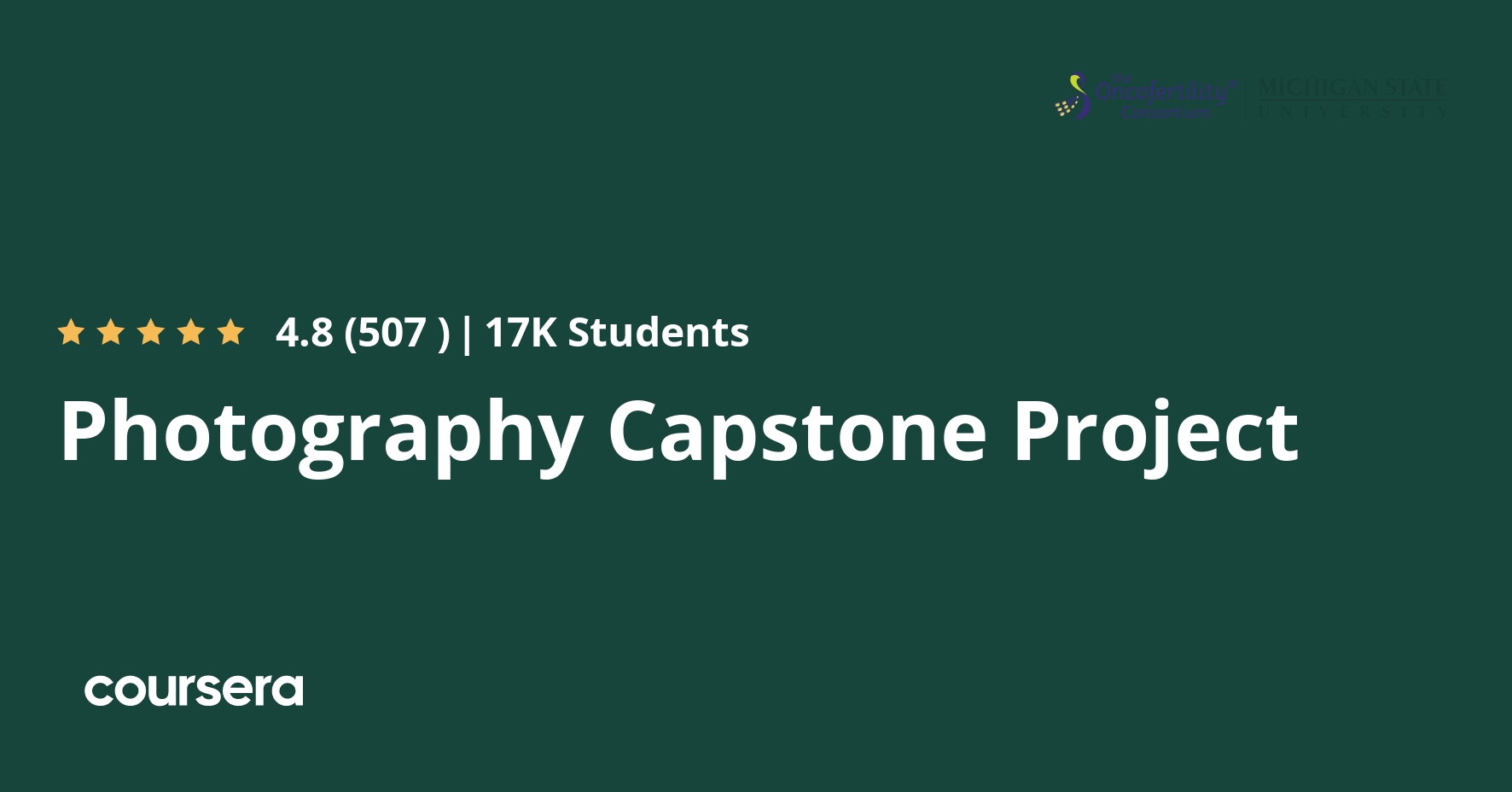 Photography Capstone Project Coursya