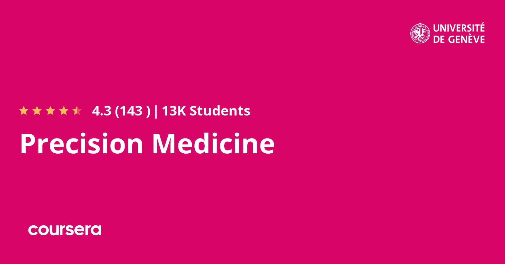 Precision Medicine - Coursya