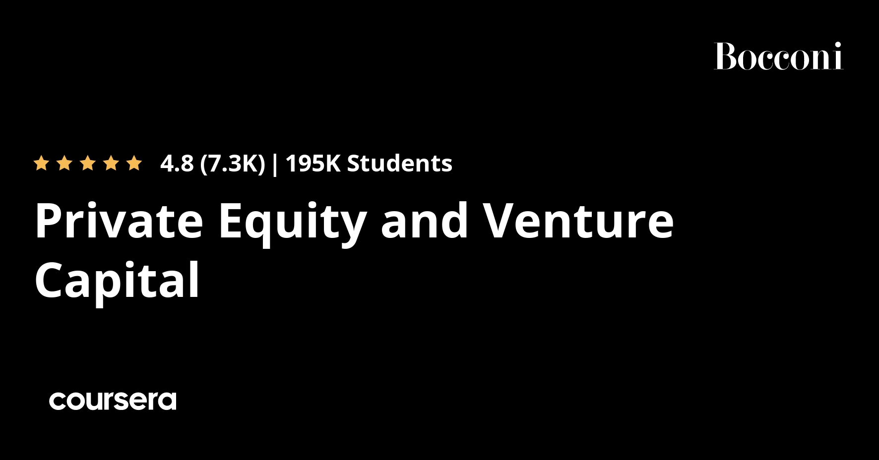 Private Equity and Venture Capital - Coursya