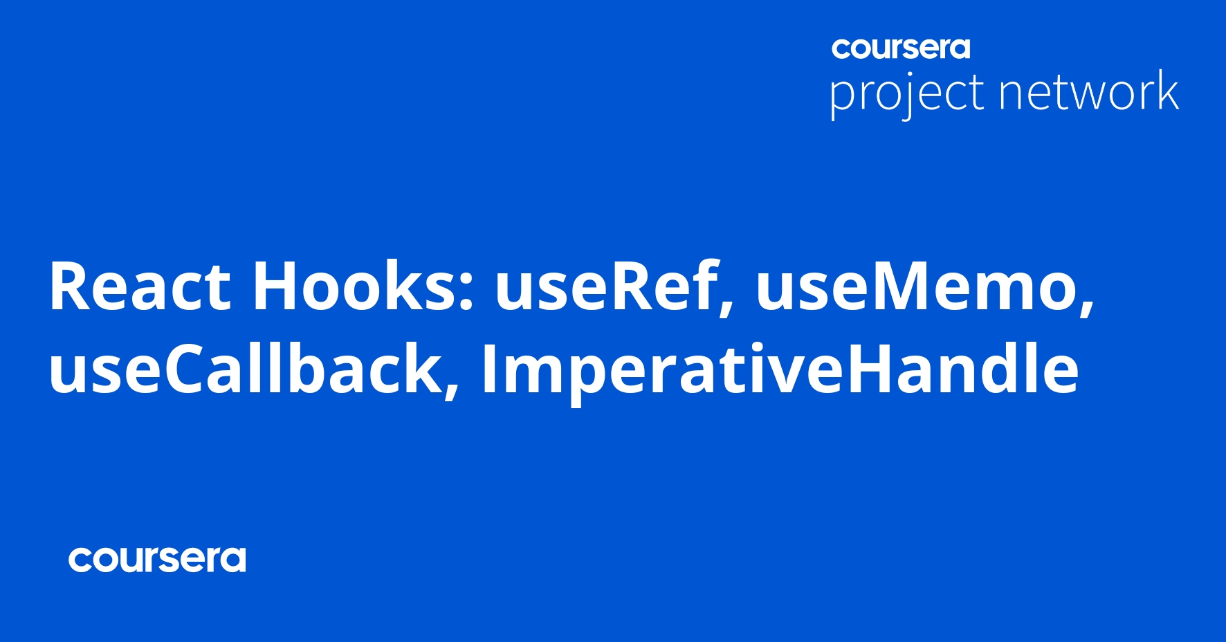 React Hooks useRef, useMemo, useCallback, ImperativeHandle Coursya
