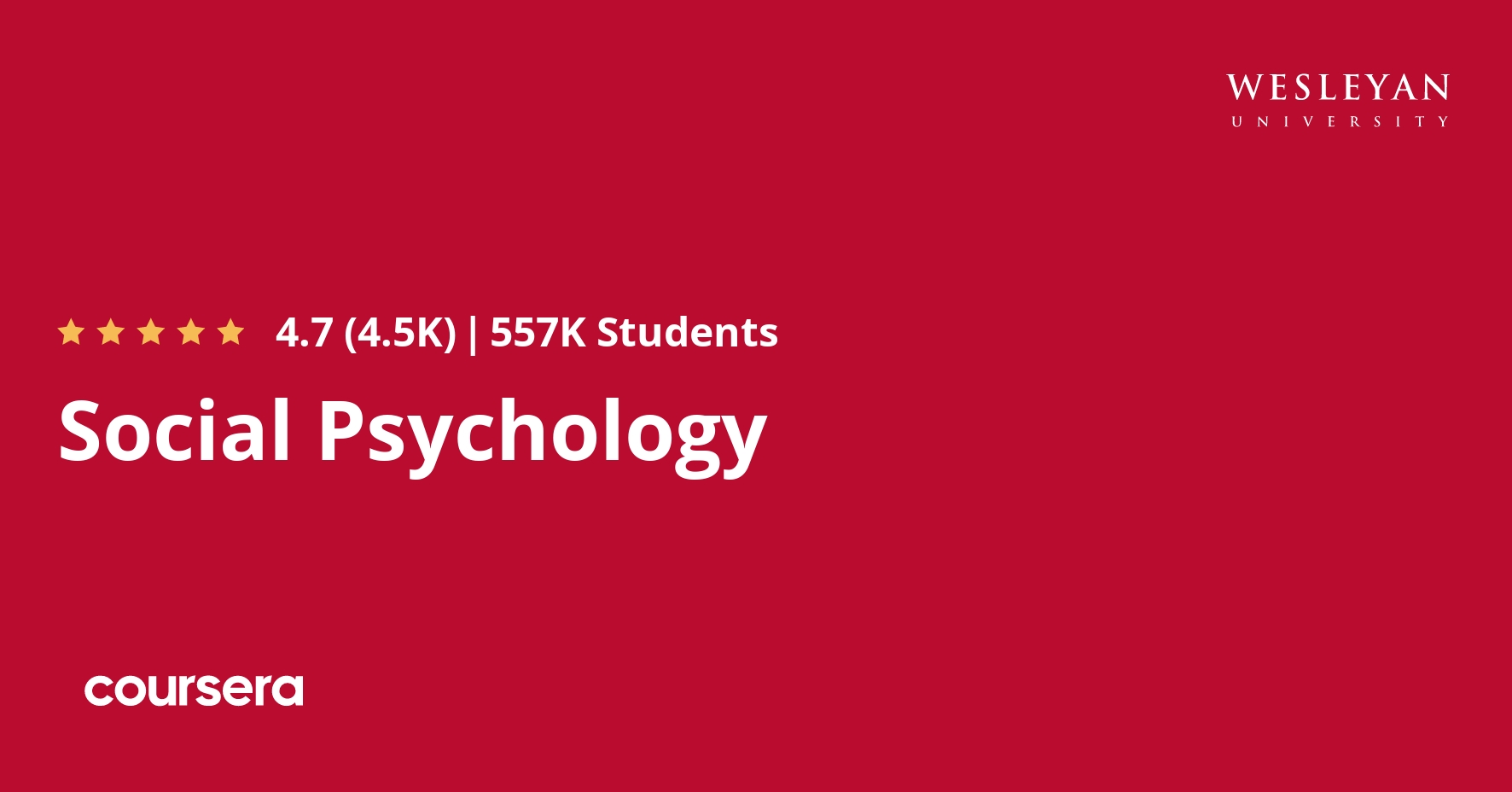 Social Psychology Coursya