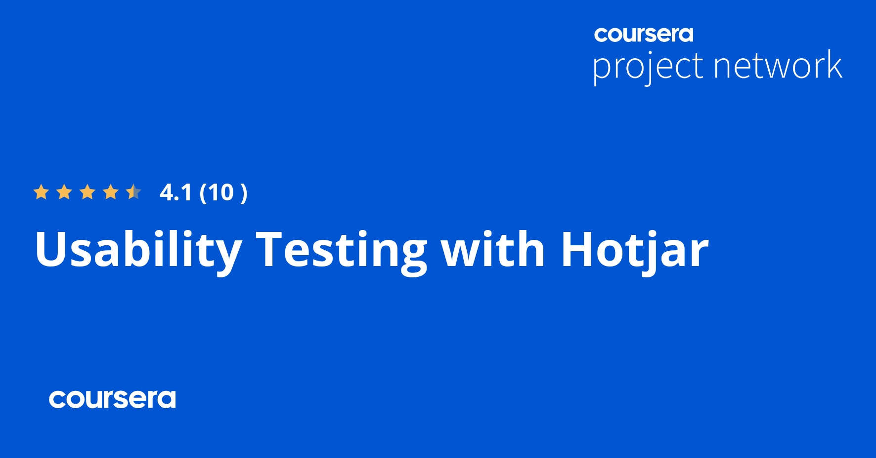 Usability Testing with Hotjar Coursya