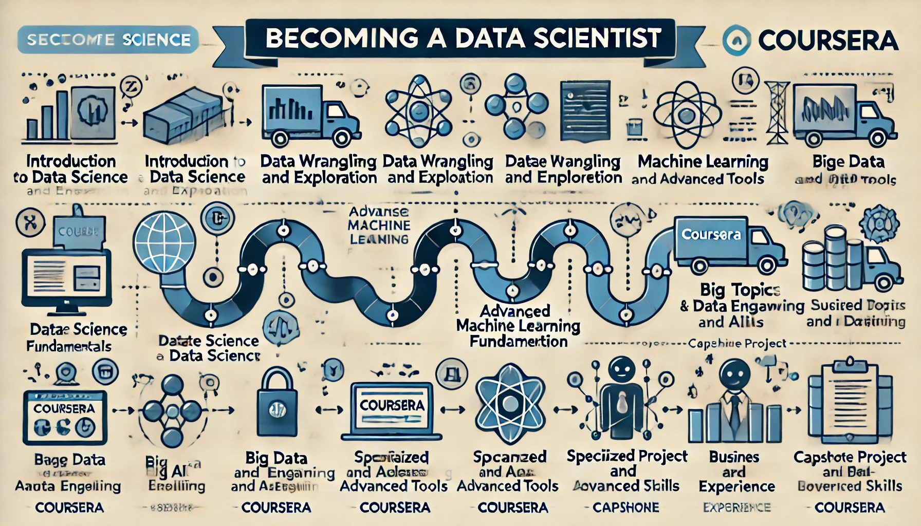 Data Scientist Roadmap With Free Courses Coursya